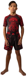 Venum Wolf Atak Kids Fightshorts - Black/Red