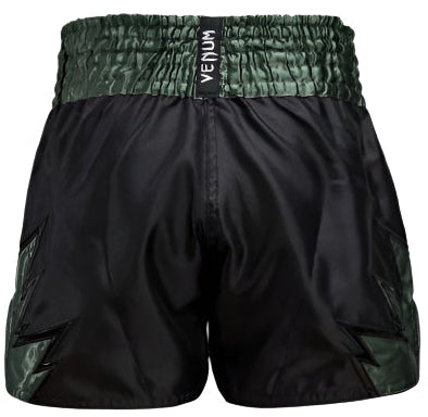 Venum Inferno Muay Thai Shorts - Deep Black/Khaki