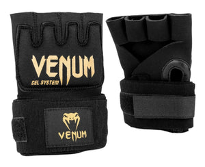 Venum Kontact Gel Glove Wraps - Black/Gold
