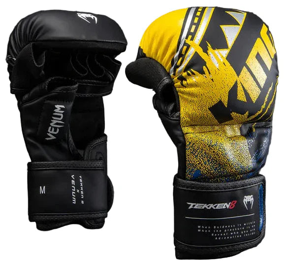 Venum X TEKKEN 8 Sparring Gloves - King - Black/Yellow