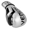 Venum Elite Boxing Gloves - Silver/Black