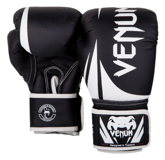 Venum Challenger 2.0 Kids Boxing Gloves - Black/White