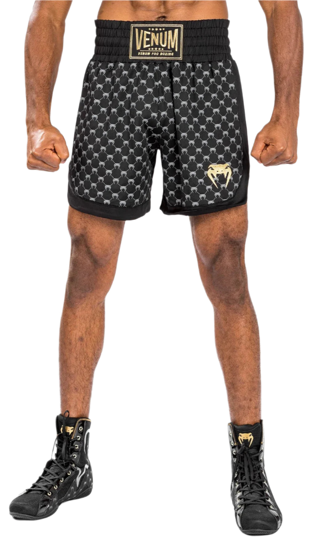 Venum Monogram Boxing Short - Black