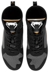 Venum Elite Boxing Shoes - Black/White/Gold
