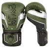 Venum Elite Evo Boxing Gloves - Khaki/Silver