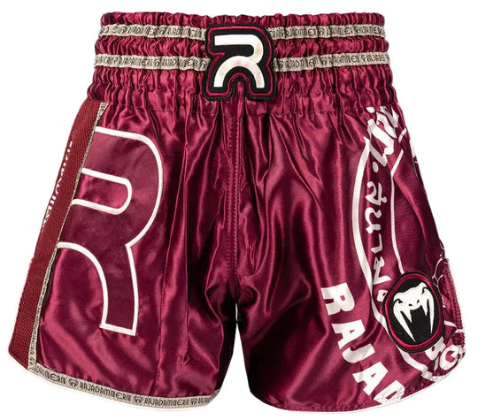Venum x Rajadamnern Muay Thai Shorts - Burgundy