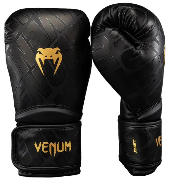 Venum Contender 1.5 XT 3D Boxing Gloves - Black/ Gold