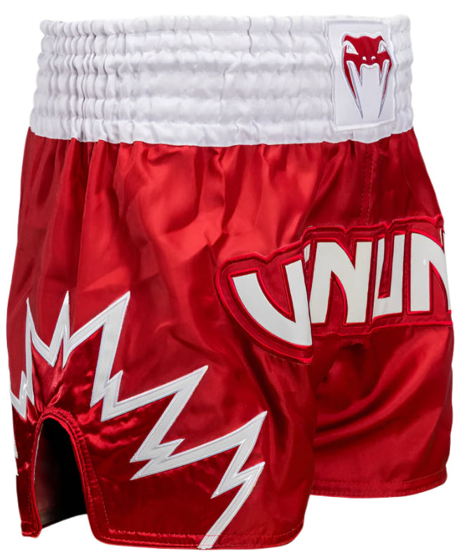 Venum Inferno Muay Thai Shorts - Red/White