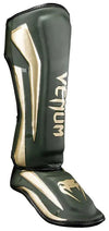 Venum Elite Shin Guards - Khaki