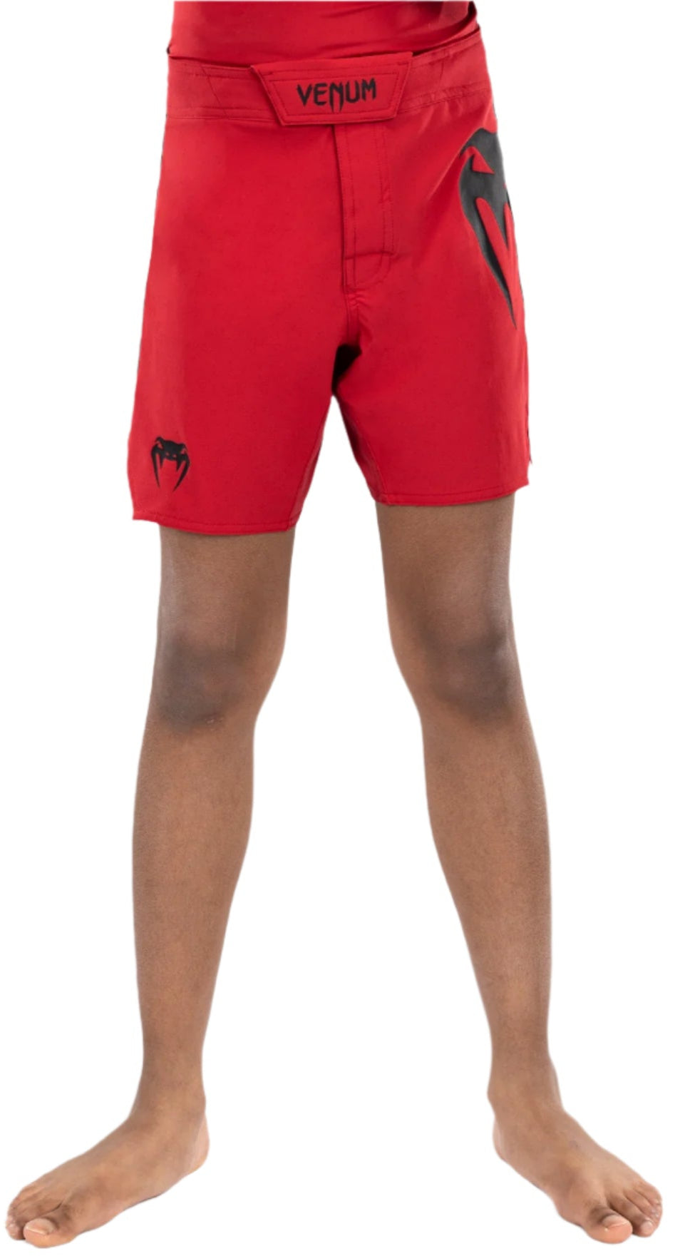 Venum Light Kids Fight Shorts - Cherry Red