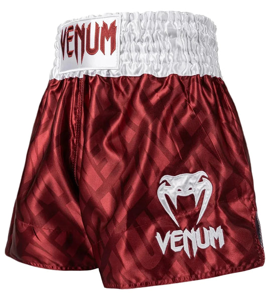 Venum x Contender XT Muay Thai Shorts – Cherry Red/White
