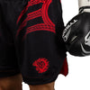 Venum x Mike Tyson Tiger Boxing Shorts - Deep Black/Intense Red