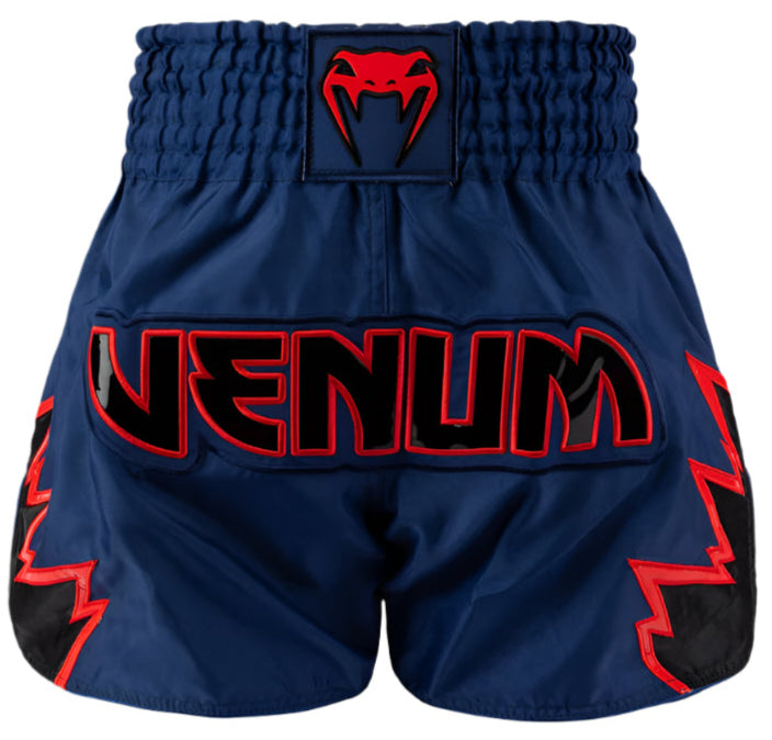Venum Inferno Muay Thai Shorts - Royal Blue/Red/Black