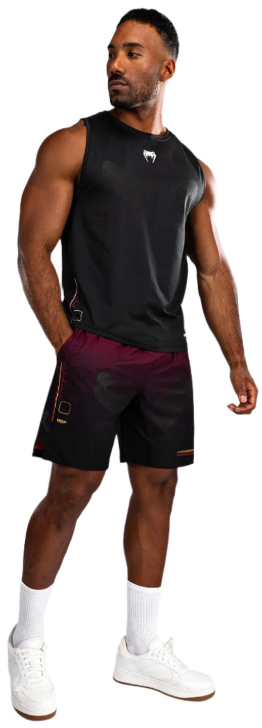 Venum Tactical XT Men's Dry-Tech Tank Top - Black/Fire Red