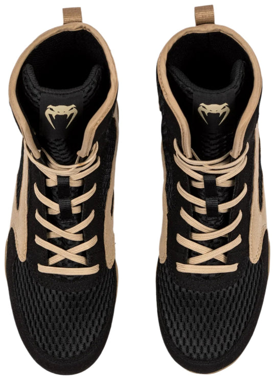 Venum Contender Boxing Shoes - Black/Sand