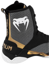 Venum Elite Boxing Shoes - Black/White/Gold