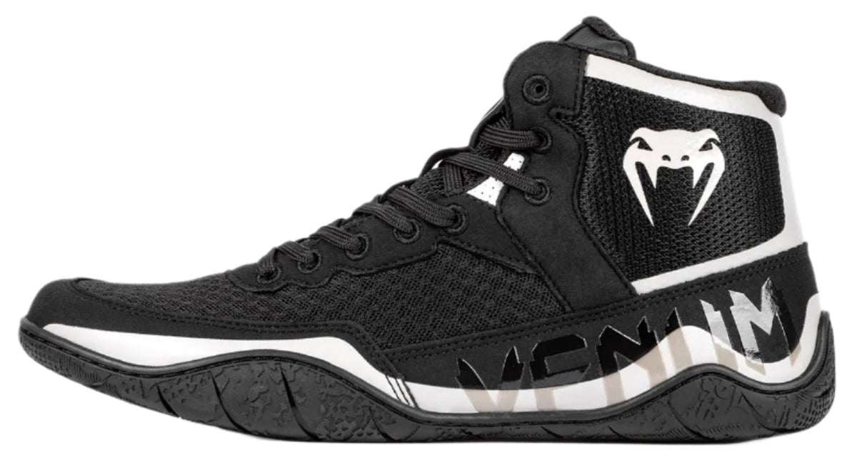 Venum Elite Wrestling Shoes - Black/Sand