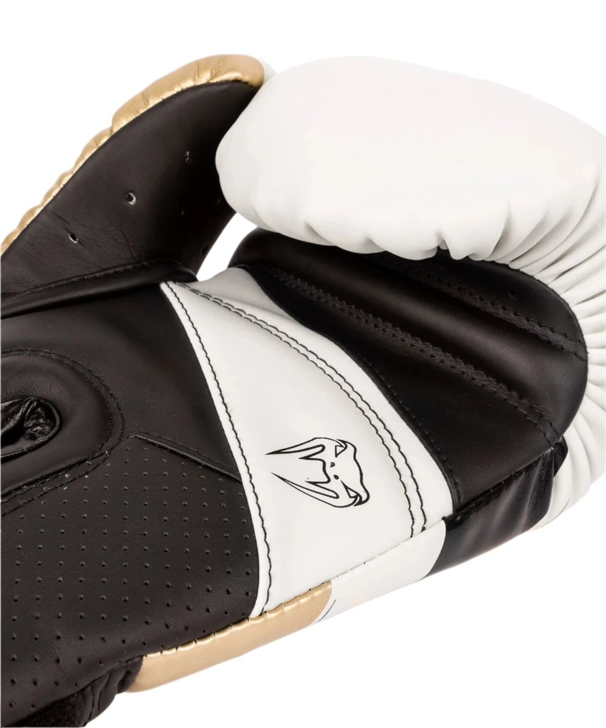 Venum Elite Evo Boxing Gloves - White/Gold