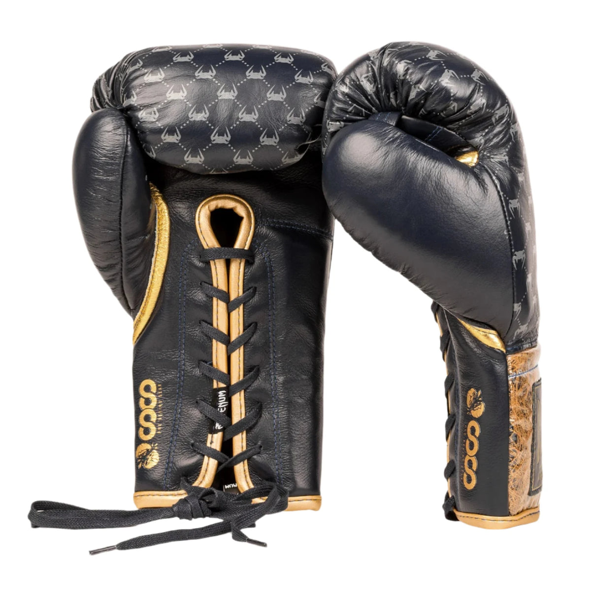 Venum Coco Monogram Pro Lace Up Boxing Gloves - State Blue