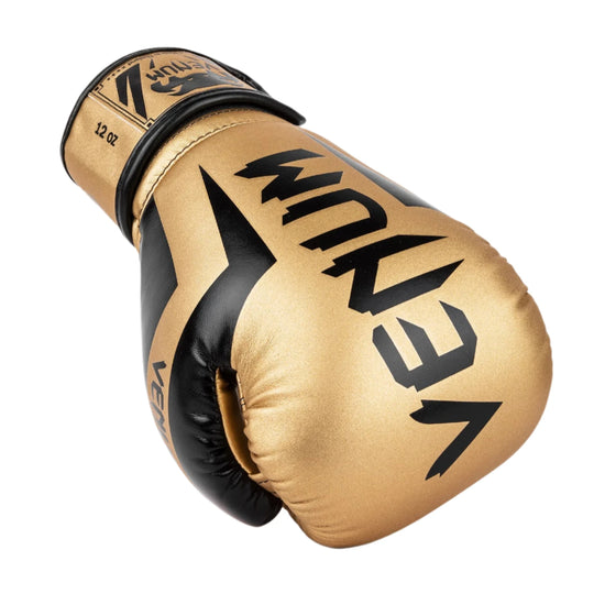 Venum Elite Boxing Gloves - Gold/Black