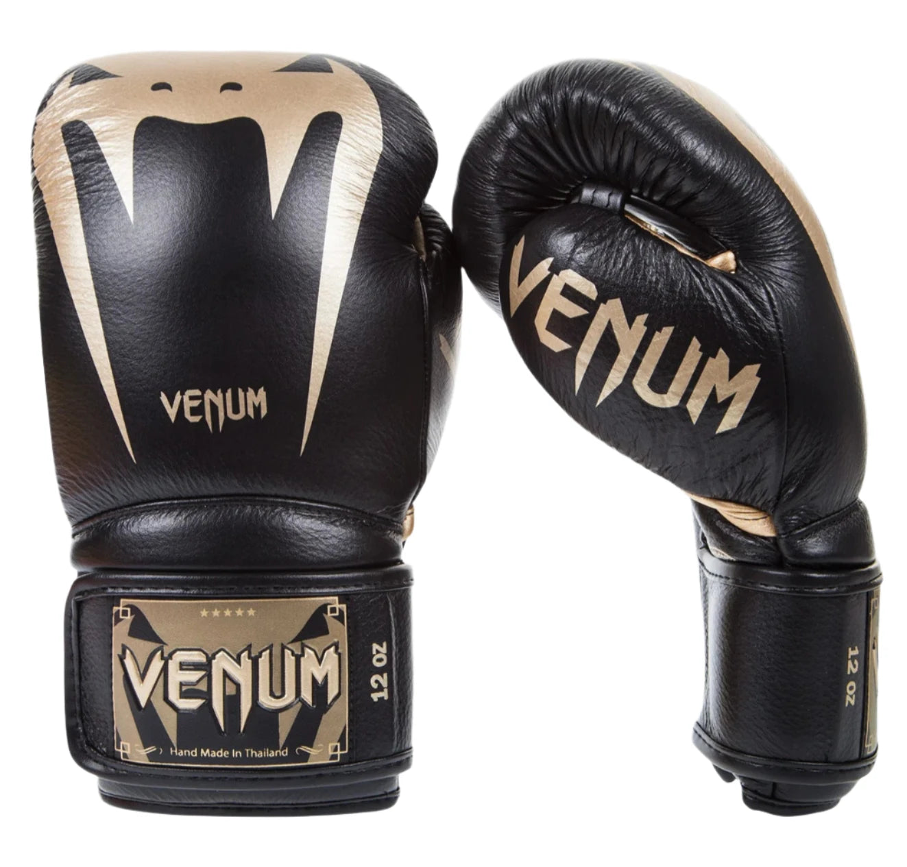 Venum Giant 3.0 Boxing Gloves - Nappa Leather - Black/Gold