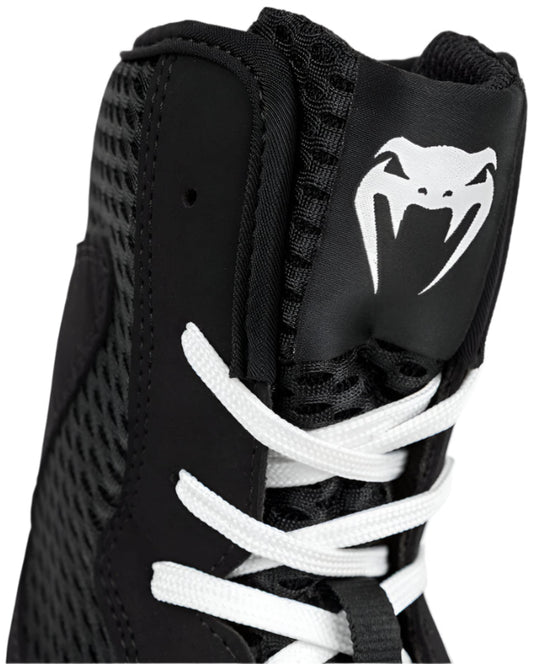 Venum Contender Boxing Shoes - Black/White