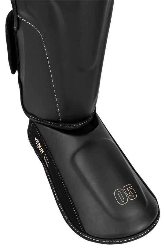 Venum Impact Evo Shinguards - Black