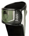 Venum Elite Evo Shinguards - Khaki/Silver