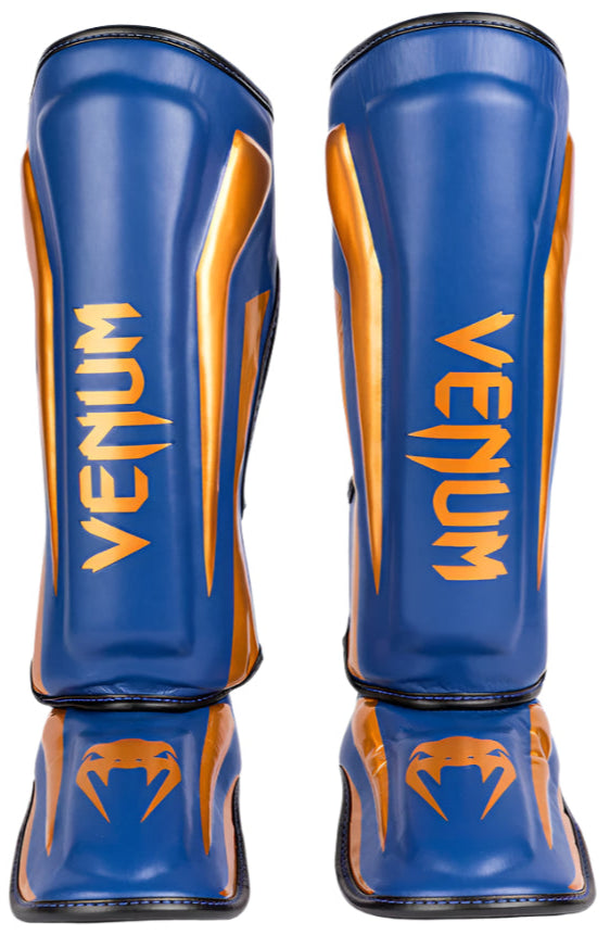 Venum Elite Shin Guards - Special Edition - Royal Blue