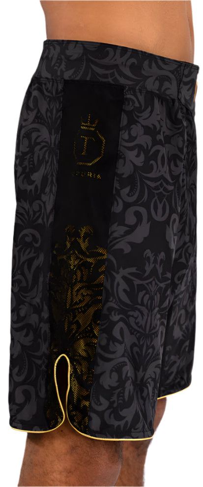Venum X Ilia Topuria Unmatched Fight Shorts - Black/Gold