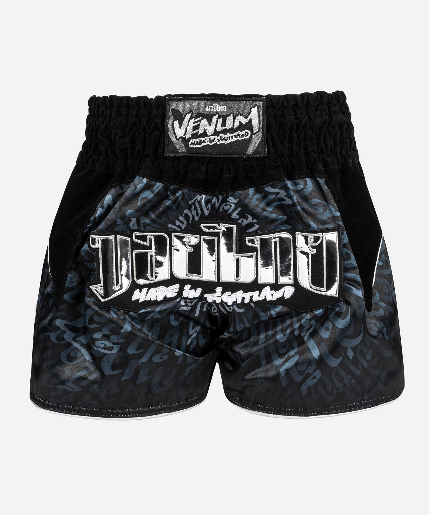 Venum Attack Muay Thai Short - Black/Silver