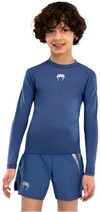 Venum Contender Kids Rashguards Long Sleeves - Royal Blue