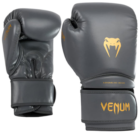 Venum Contender 1.5 Kids Boxing Gloves - Graphite/Gold