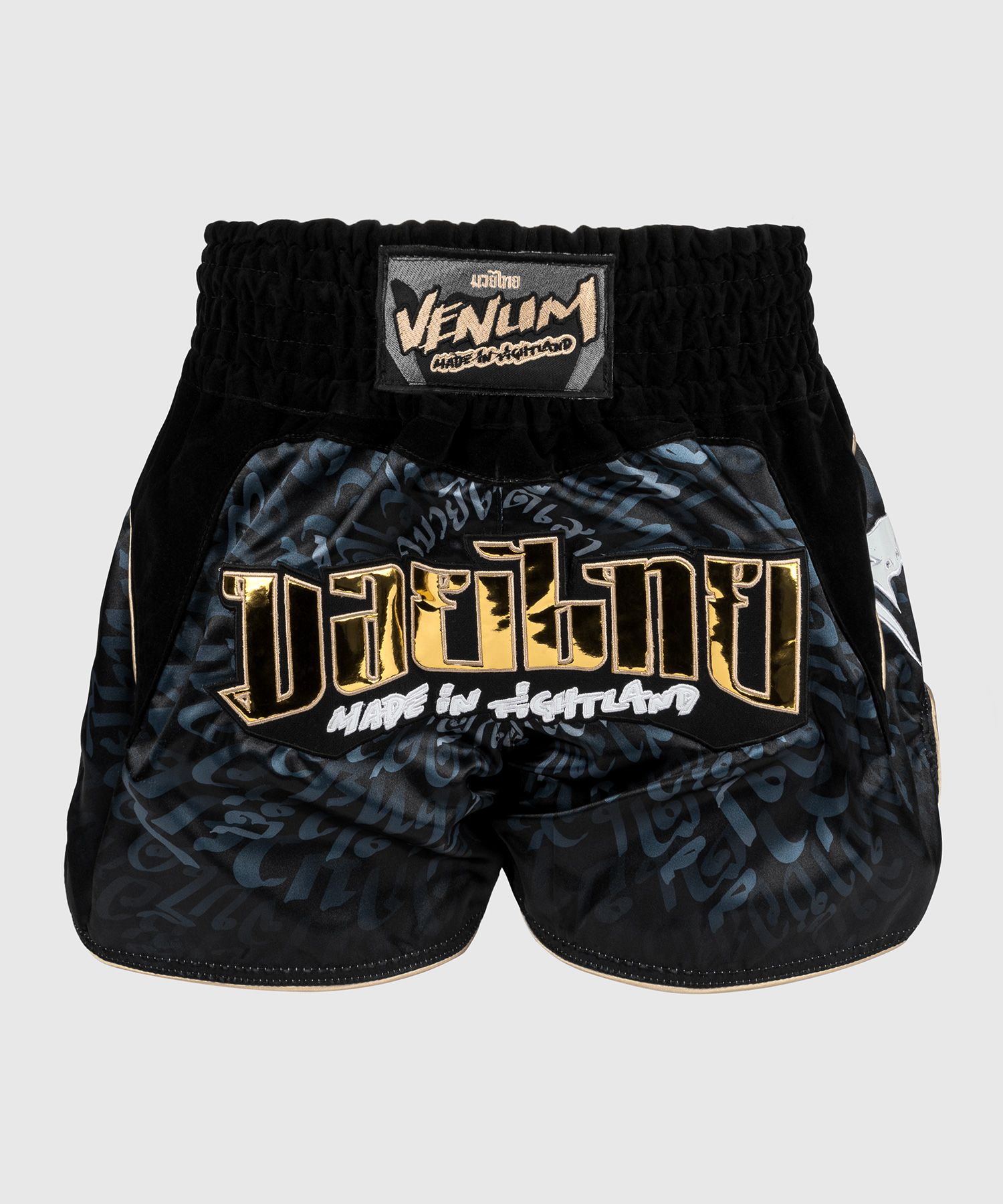 Venum Attack Muay Thai Short - Black/Grey