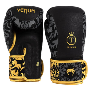 Venum X Ilia Topuria Unmatched Boxing Gloves - Black/Gold