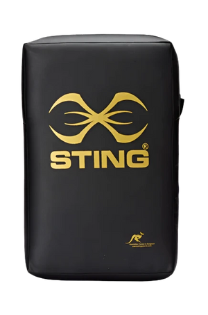 Sting Curved HD Bump/Strike Shield - Black/Gold - Standard