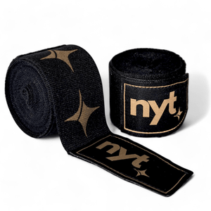 NYT Staple Series Hand Wraps - 180 Inch - Black/Sand
