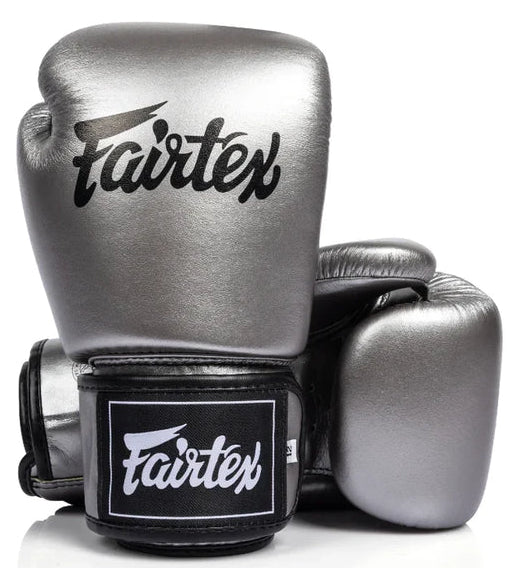 Fairtex Plus Boxing Gloves - Gun Metallic - 16 oz