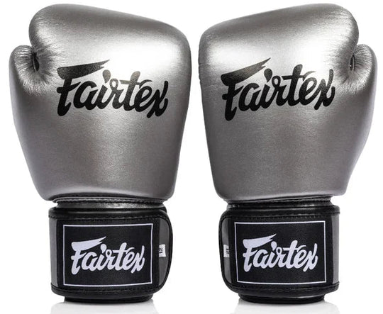 Fairtex Plus Boxing Gloves - Gun Metallic - 16 oz