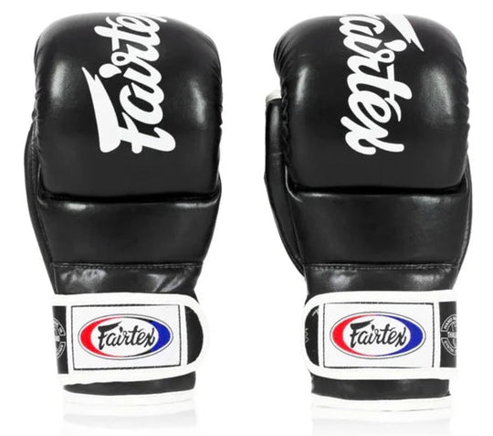 Fairtex Hybrid Super Sparring Grappling Gloves - Black