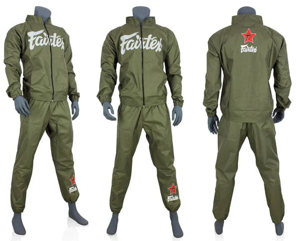 Fairtex Vinyl Sweat Suit - Green