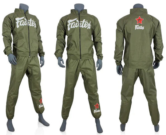 Fairtex Vinyl Sweat Suit - Green
