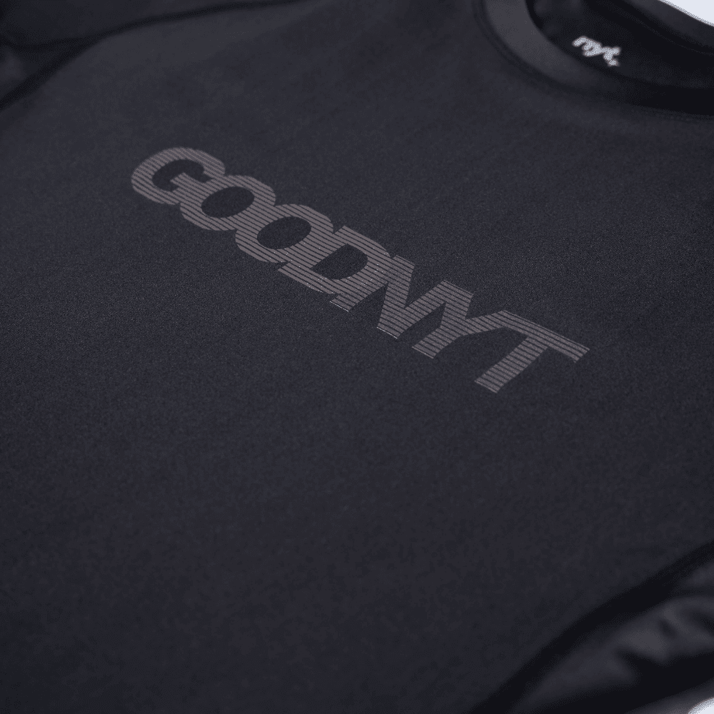 GOODNYT Black Short Sleeve Rashguard Tee Rashguards NYT