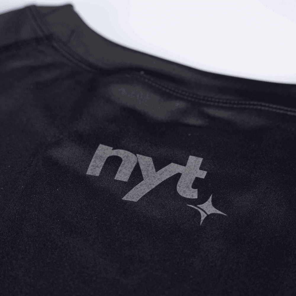 GOODNYT Black Short Sleeve Rashguard Tee Rashguards NYT