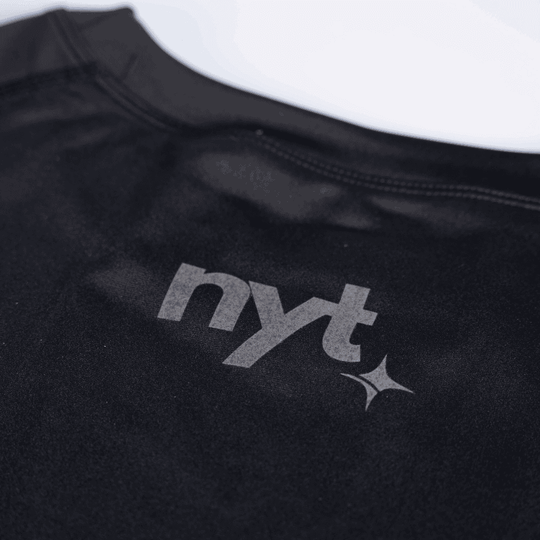 GOODNYT Black Short Sleeve Rashguard Tee Rashguards NYT