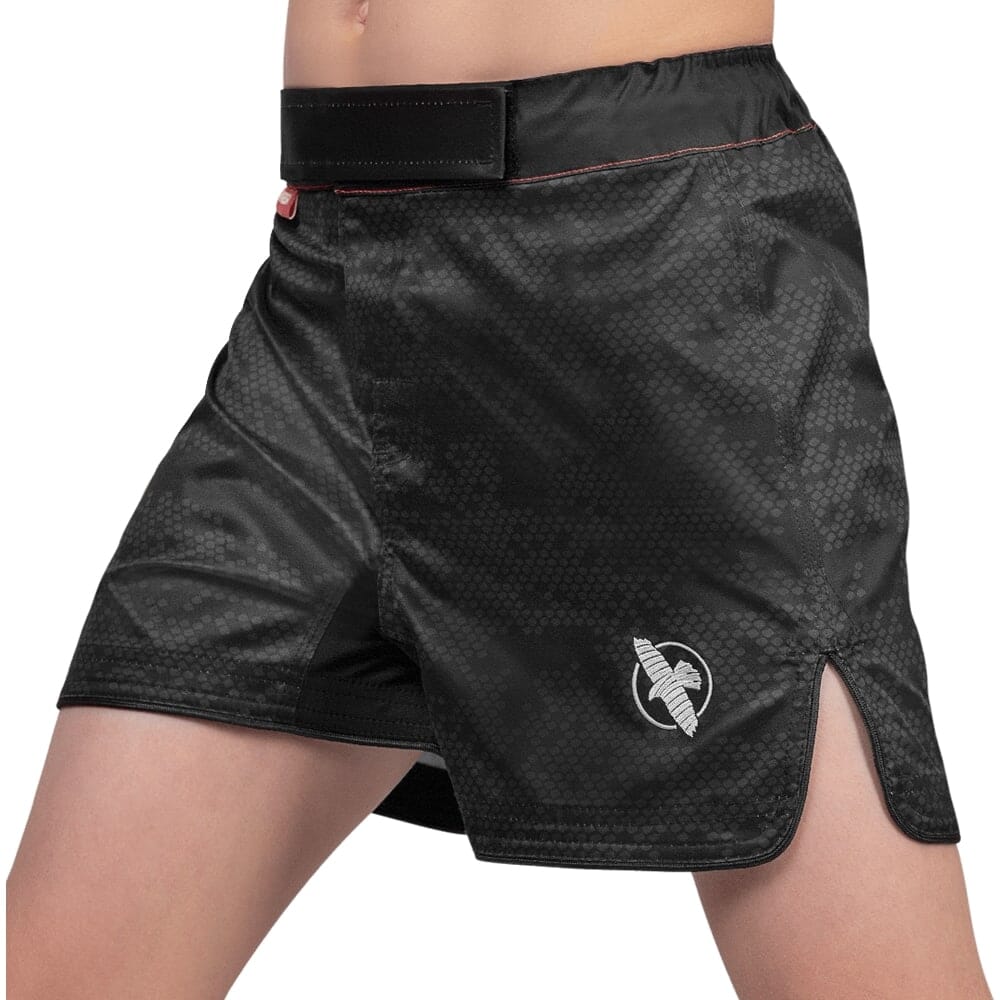 Hayabusa Hexagon Youth Fight Shorts - Black