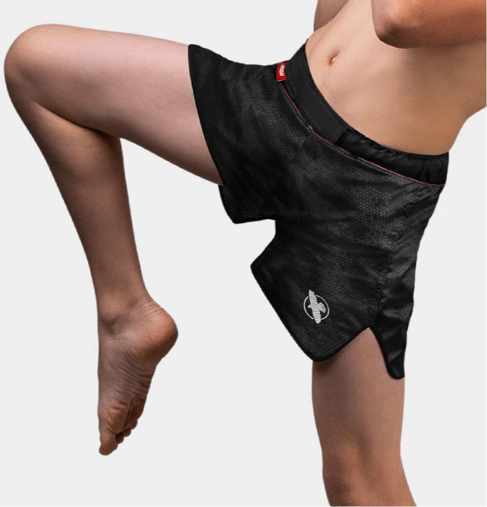 Hayabusa Hexagon Youth Fight Shorts - Black