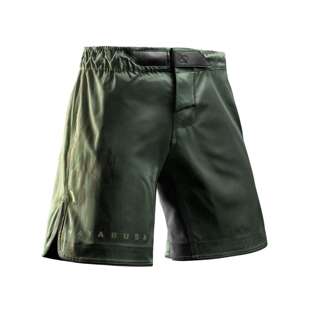 Hayabusa Apex 3/4 Thigh Fight Shorts - Forest Green