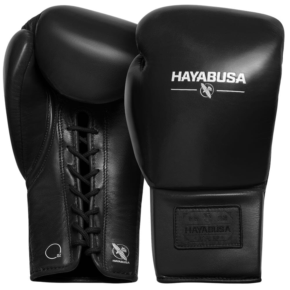 Hayabusa Pro Lace Boxing Gloves - Black