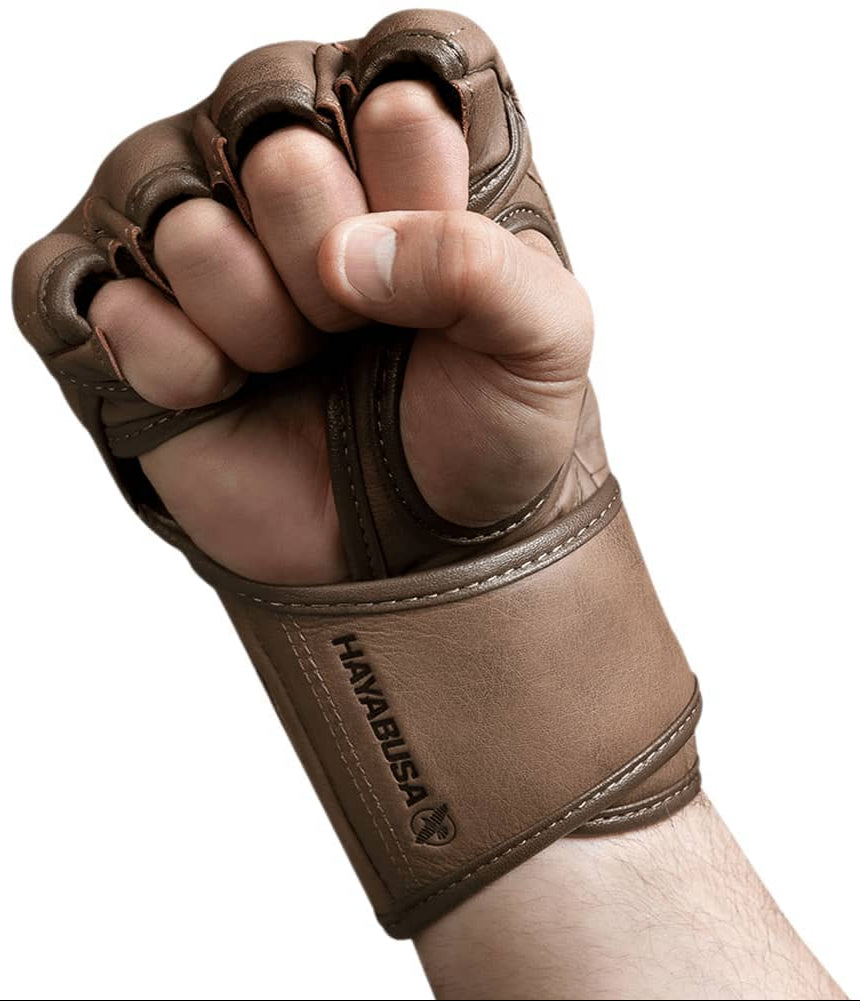 Hayabusa T3 LX 4Oz MMA Gloves - Vintage Brown